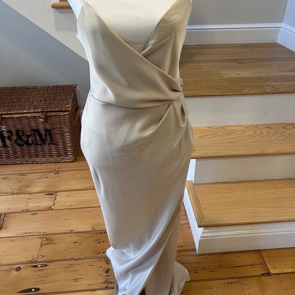 BHLDN Freya Dress in Champagne Size 6